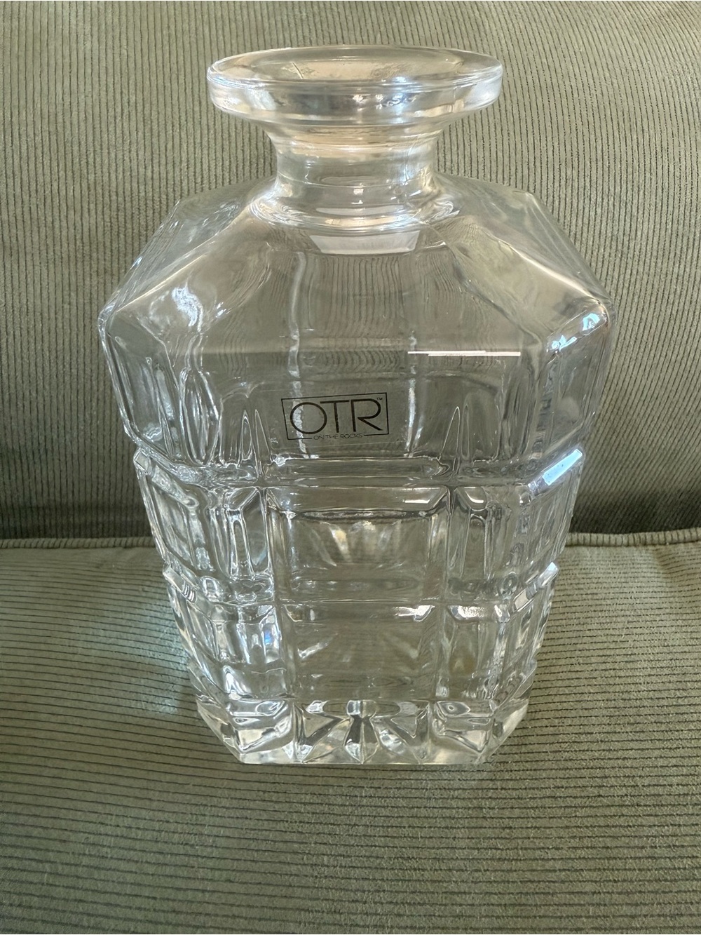 OTR Clear Glass Decanter